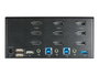 StarTech.com Switch KVM de 2 Puertos DisplayPort para 3 Monitores 4K 60Hz