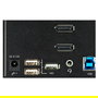 StarTech Conmutador KVM 2 Puertos DisplayPort 1.2 para 2 Ordenadores - Soporta 4K UHD a 60Hz HDR y 3 Monitores con Hub USB 3.0 de 2 Puertos y Audio 5.1 - DP2KHDUSBA (3840 x 2160)
