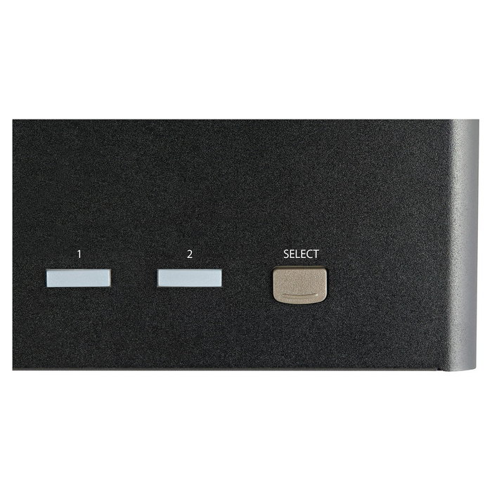 StarTech Conmutador KVM 2 Puertos DisplayPort 1.2 para 2 Ordenadores - Soporta 4K UHD a 60Hz HDR y 3 Monitores con Hub USB 3.0 de 2 Puertos y Audio 5.1 - DP2KHDUSBA (3840 x 2160)