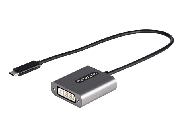 StarTech.com Adaptador USB-C a DVI-I CDP2DVIEC - Thunderbolt 3 - 1920x1200 - Conector Macho USB-C a Hembra DVI-I - 38 cm