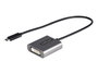 StarTech.com Adaptador USB-C a DVI-I CDP2DVIEC - Thunderbolt 3 - 1920x1200 - Conector Macho USB-C a Hembra DVI-I - 38 cm