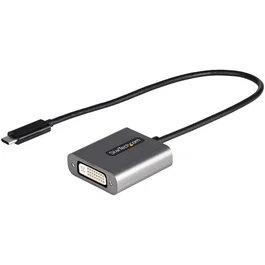 StarTech.com Adaptador USB-C a DVI-I CDP2DVIEC - Thunderbolt 3 - 1920x1200 - Conector Macho USB-C a Hembra DVI-I - 38 cm