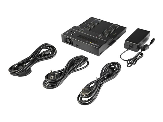 StarTech.com Clonador y Borrador Autónomo de Unidades M.2 SATA/PCIe NVMe para HDD/SSD, Hasta 7 GB/min, Cumple NIST SP800-88, Incluye Cables SATA