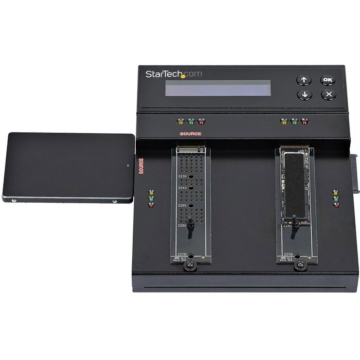 StarTech Duplicador y Borrador Autónomo de Unidades M.2 SATA y NVMe SM2DUPE11