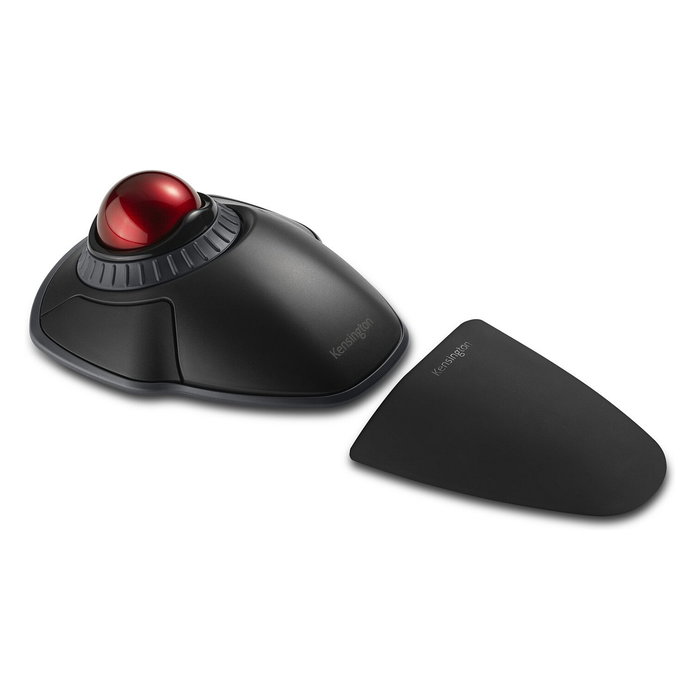 Kensington Orbit Trackball Inalámbrico con Anillo de Desplazamiento, Negro