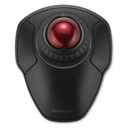Kensington Orbit Trackball Inalámbrico con Anillo de Desplazamiento, Negro