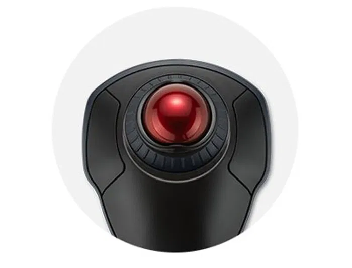Kensington Trackball Inalámbrico Orbit con Anillo de Desplazamiento, Negro, Bluetooth/RF