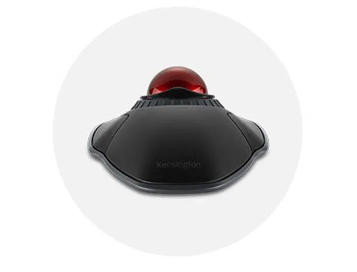Kensington Trackball Inalámbrico Orbit con Anillo de Desplazamiento, Negro, Bluetooth/RF