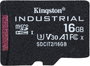 Kingston Tarjeta microSDHC Industrial 16 GB con adaptador SD