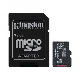 Kingston Industrial MicroSDHC 16 GB UHS-I Clase 10 V30 A1 -40°C a 85°C