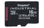 Kingston Tarjeta microSDHC Industrial 16 GB con adaptador SD