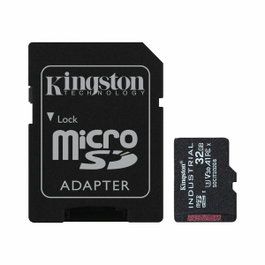 Kingston Tarjeta microSDHC Industrial 32 GB con adaptador SD