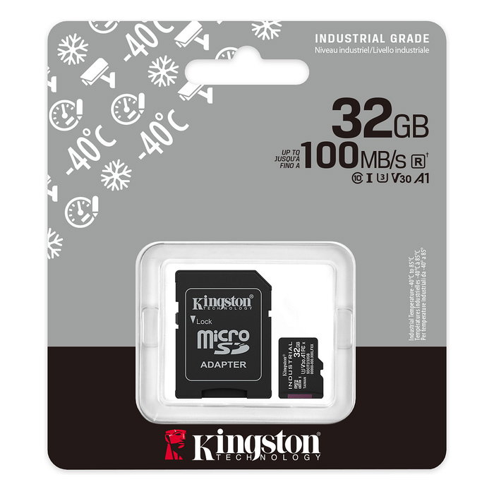 Kingston Tarjeta microSD Industrial 32 GB MicroSDHC Kingston Tarjeta microSD Industrial 32 GB MicroSDHC
