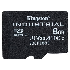 Kingston MicroSDHC Industrial 8GB 100MB/s Clase 10 A1