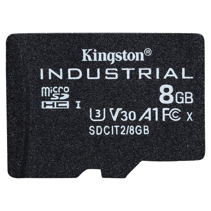 Kingston MicroHC 8GB Industrial C10 100MB/s con Adaptador SD