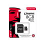 Kingston Industrial microSDHC 8GB Clase 10 A1 pSLC + Adaptador SD
