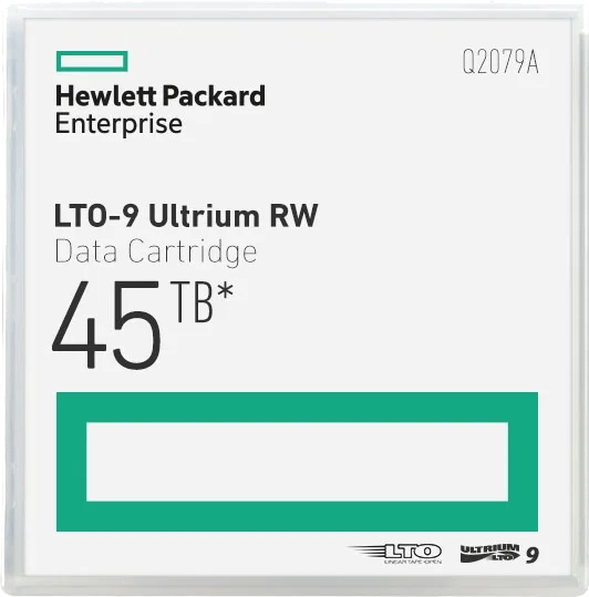 HP Enterprise HPE LTO-9 Ultrium Q2079A 45TB RW Data Cartridge Azul HP Enterprise HPE LTO-9 Ultrium Q2079A 45TB RW Data Cartridge Azul