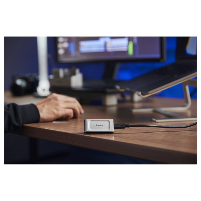Kingston XS2000 500GB SSD Externo USB-C Negro, Plata
