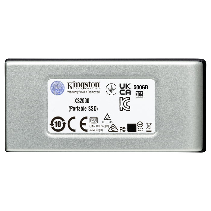 Disco externo ssd kingston sxs2000 2tb usb 3.2 plata