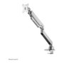 NewStar NM-D775SILVERPLUS Brazo de Monitor de Escritorio con Resorte de Gas, para Pantallas Curvas/Planas de 10 a 49 Pulgadas, Hasta 18 kg, Plata