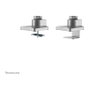 NewStar NM-D775SILVERPLUS Brazo de Monitor de Escritorio con Resorte de Gas, para Pantallas Curvas/Planas de 10 a 49 Pulgadas, Hasta 18 kg, Plata