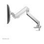 NewStar NM-D775SILVERPLUS Brazo de Monitor de Escritorio con Resorte de Gas, para Pantallas Curvas/Planas de 10 a 49 Pulgadas, Hasta 18 kg, Plata