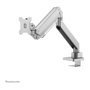 NewStar NM-D775SILVERPLUS Brazo de Monitor de Escritorio con Resorte de Gas, para Pantallas Curvas/Planas de 10 a 49 Pulgadas, Hasta 18 kg, Plata