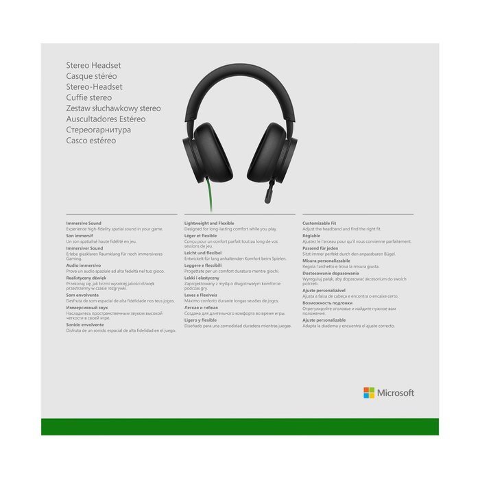 Microsoft Xbox Stereo Headset Black