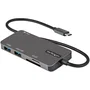 StarTech.com DKT30CHSDPD Docking Station USB-C a HDMI 4K, 100W PD, SD/MicroSD y USB 3.0, Gris