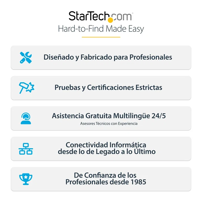 StarTech.com DP14VMM3M - Cable DisplayPort 1.4 Certificado VESA HDR10 - 8K 60Hz, 4K 120Hz - Longitud 3m - Conectores Chapados en Oro