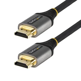 Startech HDMMV1M Cable HDMI 2.0 Premium Certificado Macho a Macho 1m - 4K Ultra HD 60Hz, HDR10, ARC, Audio 32 Canales, Conectores Chapados en Oro, Ethernet