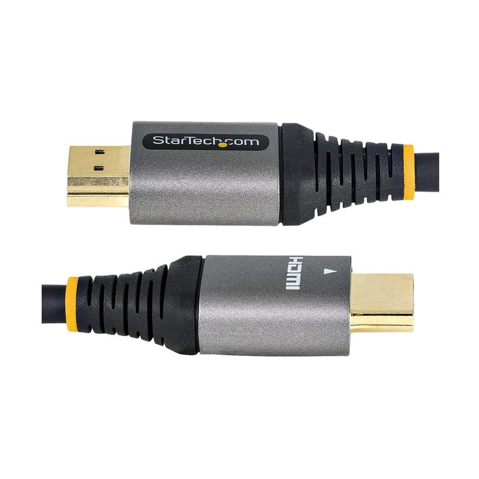 StarTech.com Cable HDMI Premium Certificado HDMMV2M 2m - 4K Ultra HD a 60Hz, HDR10, ARC, Ethernet, Conectores Bañados en Oro
