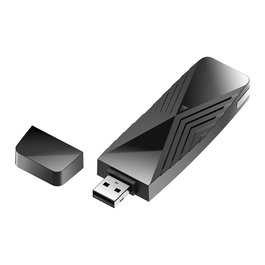 D-Link Adaptador USB DWA-X1850 Wi-Fi 6 Dual Band 1800 Mbps USB 3.2 Velocidad Inalambrica 1200Mbps 5GHz 574 Mbps 2,4 GHz