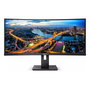 Philips 345B1C/00 Monitor Curvo 34" WQHD (3440x1440) 100Hz 4ms VA, USB-C Hub, Altavoces, VESA, HDMI/DP, Negro