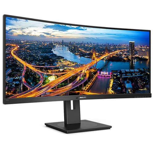 Philips B-Line 345B1C Monitor Curvo UltraWide 34'' WQHD Black