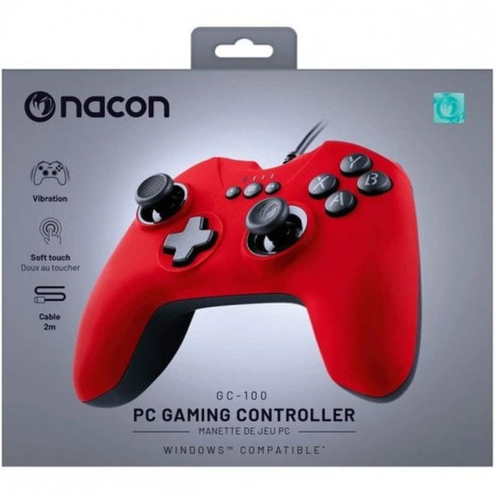 Nacon GC-100XF Gamepad Negro y Rojo con cable USB Nacon GC-100XF Gamepad Negro y Rojo con cable USB