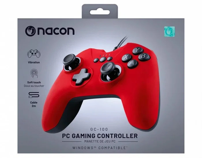 Nacon GC-100XF Gamepad Negro y Rojo con cable USB Nacon GC-100XF Gamepad Negro y Rojo con cable USB