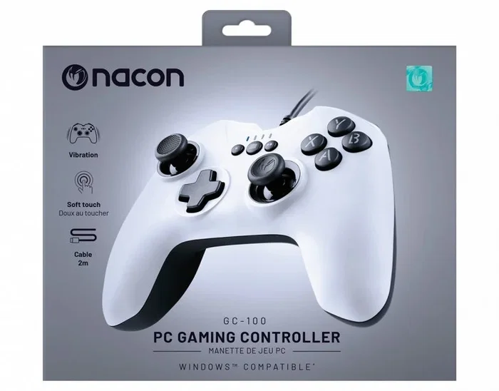 Nacon PCGC-100WHITE Gamepad Blanco