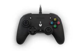 Nacon Pro Compact Gamepad para Xbox Series X|S y Xbox One, Negro, Conexión USB Alámbrico (Cable 3m)