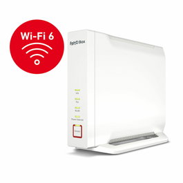 AVM FRITZ!Box 4060 Router WiFi 6 AX con 1 WAN 2.5 Gbps, 3x Gigabit, USB 3.0 y Mesh