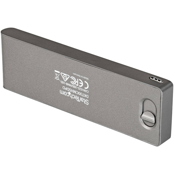 StarTech.com DKT30CMHSDPD Adaptador Multipuerto USB-C a HDMI 4K 30Hz, USB 3.2 Gen 1, PD 100W, Lector SD/MicroSD, Compatible con MacBook Pro/Air (Intel y M1-M5), ChromeOS, PC