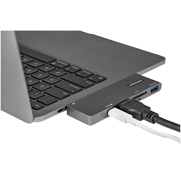 StarTech.com DKT30CMHSDPD Adaptador Multipuerto USB-C a HDMI 4K 30Hz, USB 3.2 Gen 1, PD 100W, Lector SD/MicroSD, Compatible con MacBook Pro/Air (Intel y M1-M5), ChromeOS, PC