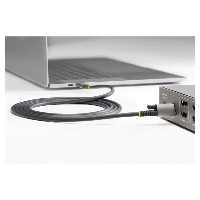 StarTech.com Cable USB-C de 1 m con Tornillo de Fijación, 10 Gbps, USB 3.2 Gen 2, 100W PD