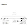 StarTech.com Cable USB-C de 1 m con Tornillo de Fijación, 10 Gbps, USB 3.2 Gen 2, 100W PD