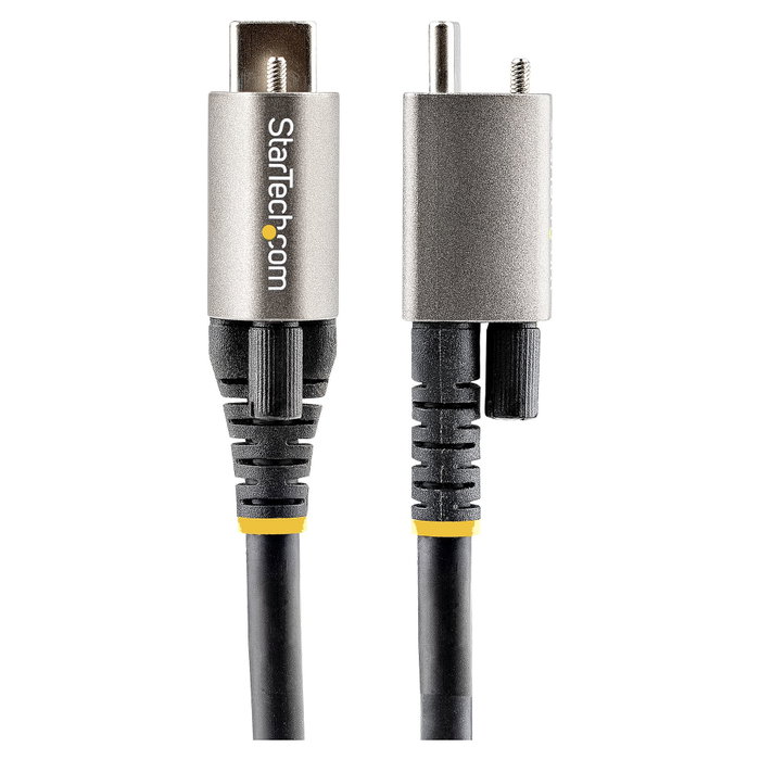StarTech.com Cable USB-C de 1 m con Tornillo de Fijación, 10 Gbps, USB 3.2 Gen 2, 100W PD