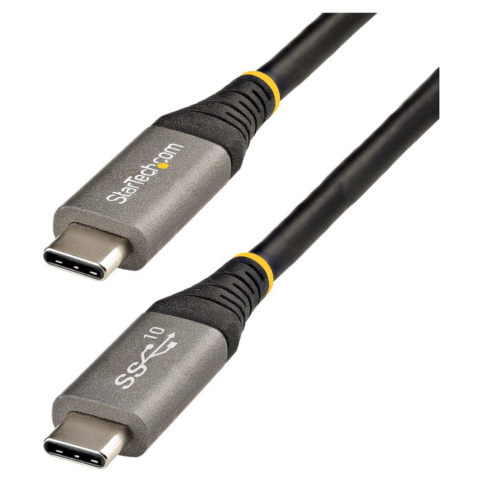 StarTech.com Cable USB-C USB 3.2 Gen 2 de 1m, 10Gbps, 100W PD, 8K DisplayPort Alt Mode