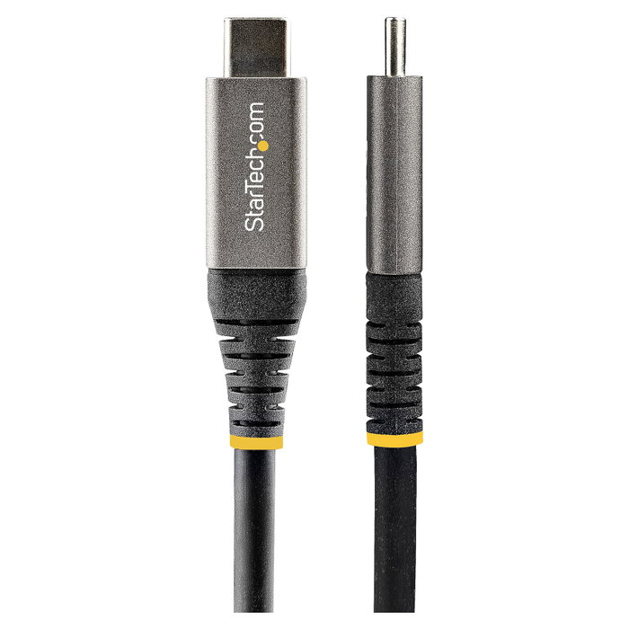 StarTech.com Cable USB-C de 50 cm, 10 Gbps, 100W PD, Negro/Gris