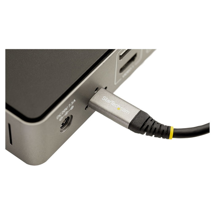 StarTech.com Cable USB-C de 50 cm, 10 Gbps, 100W PD, Negro/Gris