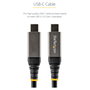 StarTech.com Cable USB-C de 50 cm, 10 Gbps, 100W PD, Negro/Gris