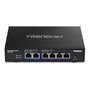 TRENDnet TEG-S762 Switch Multi-Gigabit de 6 puertos, Negro